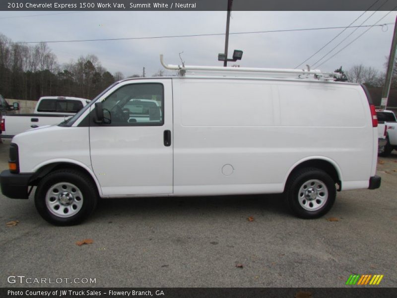 Summit White / Neutral 2010 Chevrolet Express 1500 Work Van