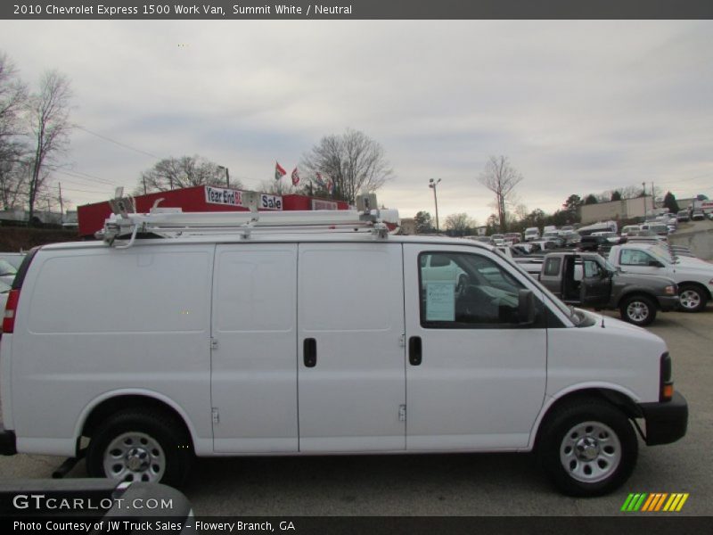 Summit White / Neutral 2010 Chevrolet Express 1500 Work Van