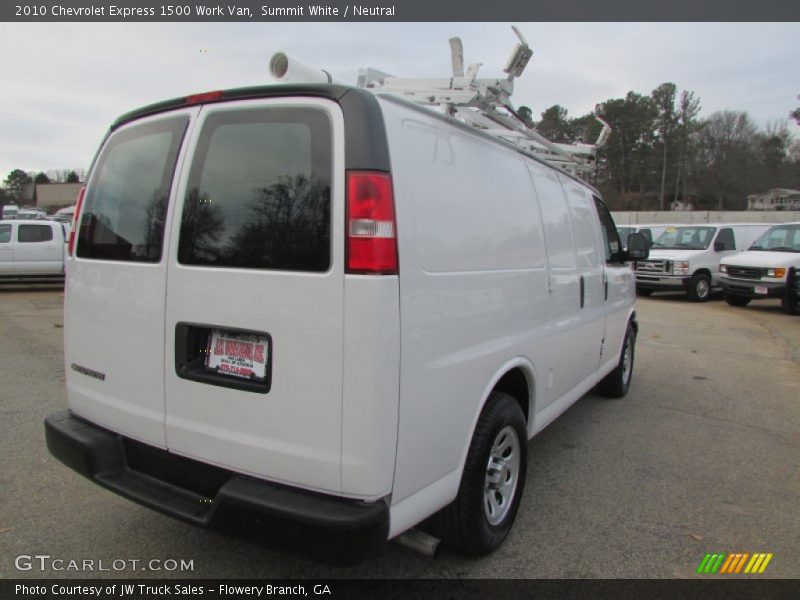 Summit White / Neutral 2010 Chevrolet Express 1500 Work Van