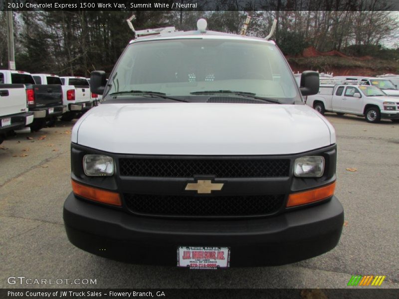 Summit White / Neutral 2010 Chevrolet Express 1500 Work Van