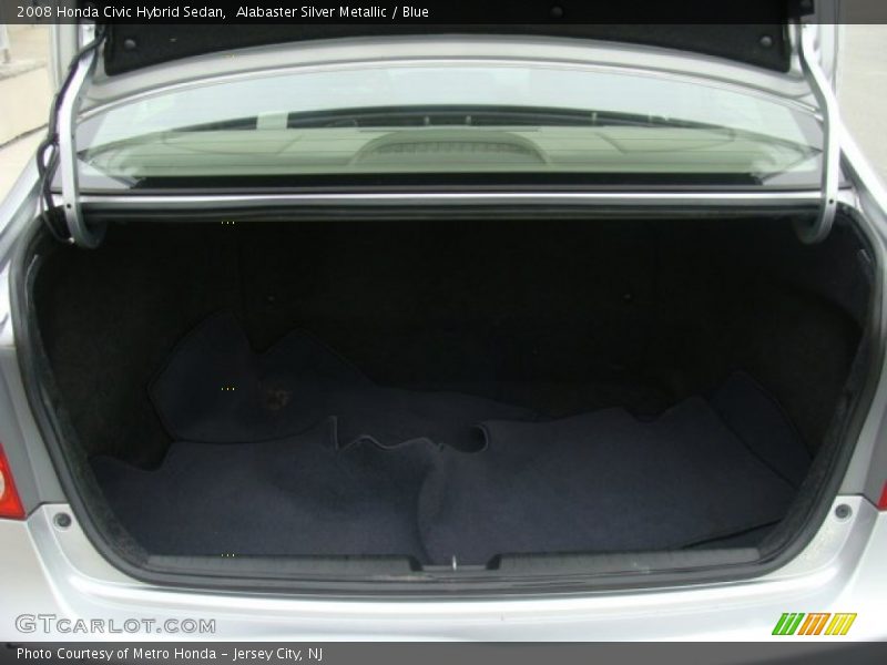 Alabaster Silver Metallic / Blue 2008 Honda Civic Hybrid Sedan