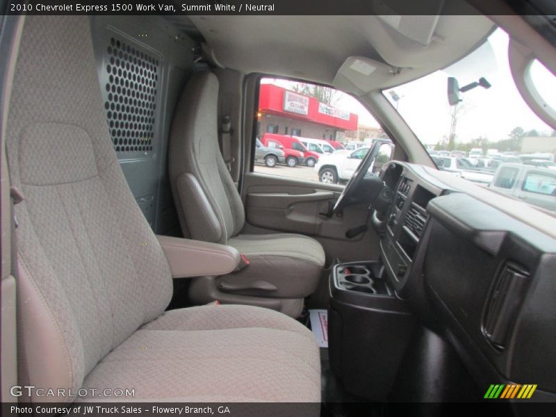 Summit White / Neutral 2010 Chevrolet Express 1500 Work Van