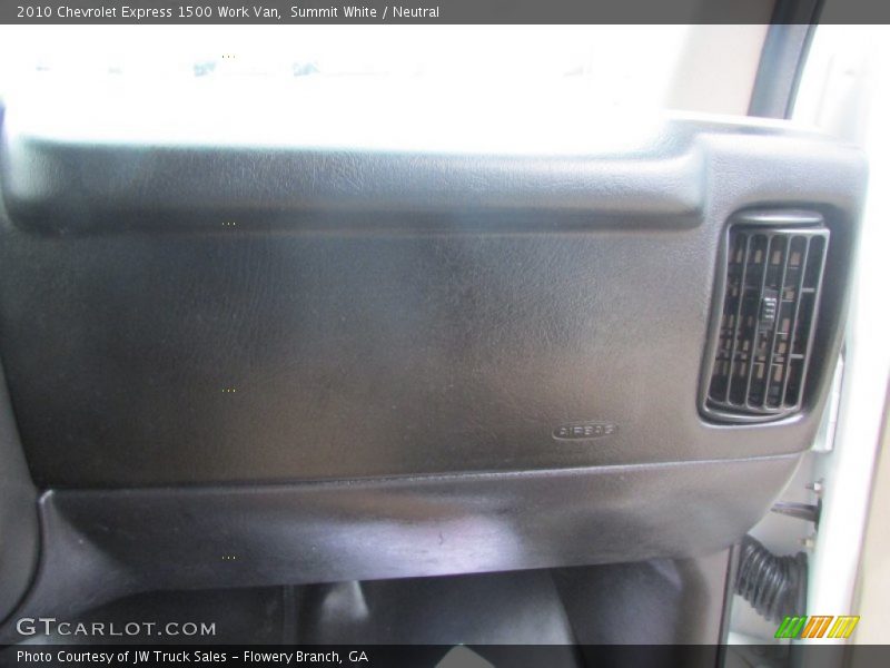 Summit White / Neutral 2010 Chevrolet Express 1500 Work Van