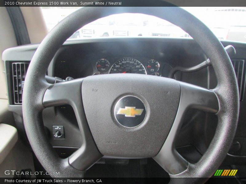 Summit White / Neutral 2010 Chevrolet Express 1500 Work Van