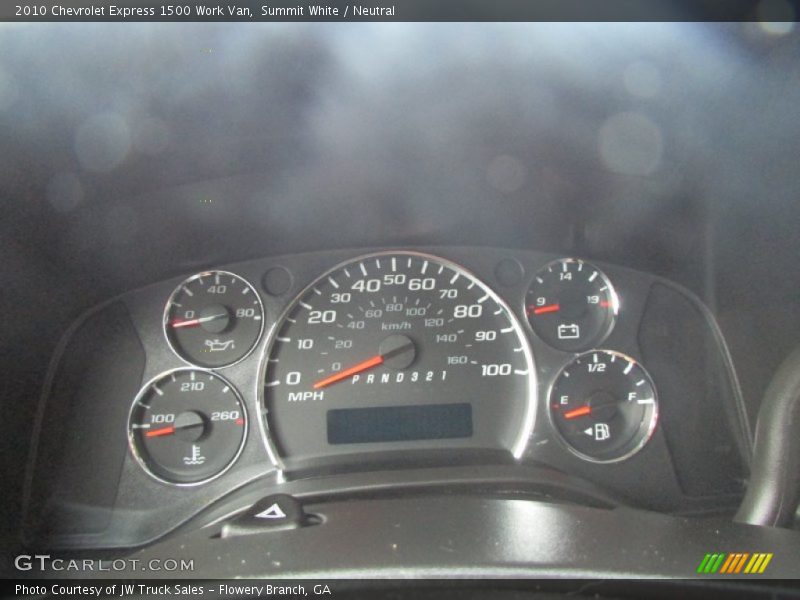 Summit White / Neutral 2010 Chevrolet Express 1500 Work Van