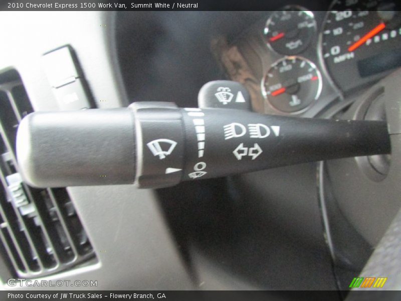 Summit White / Neutral 2010 Chevrolet Express 1500 Work Van
