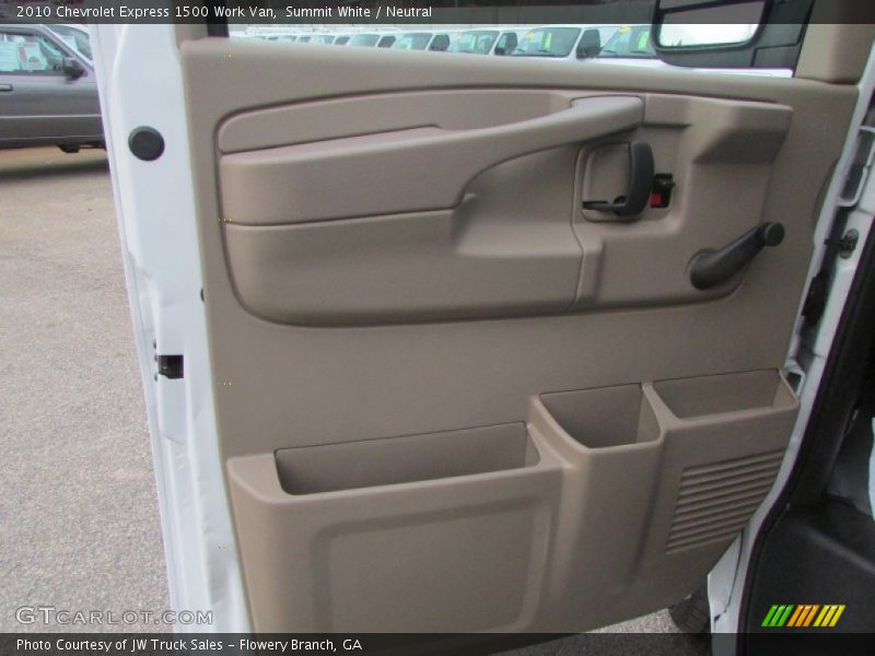 Summit White / Neutral 2010 Chevrolet Express 1500 Work Van