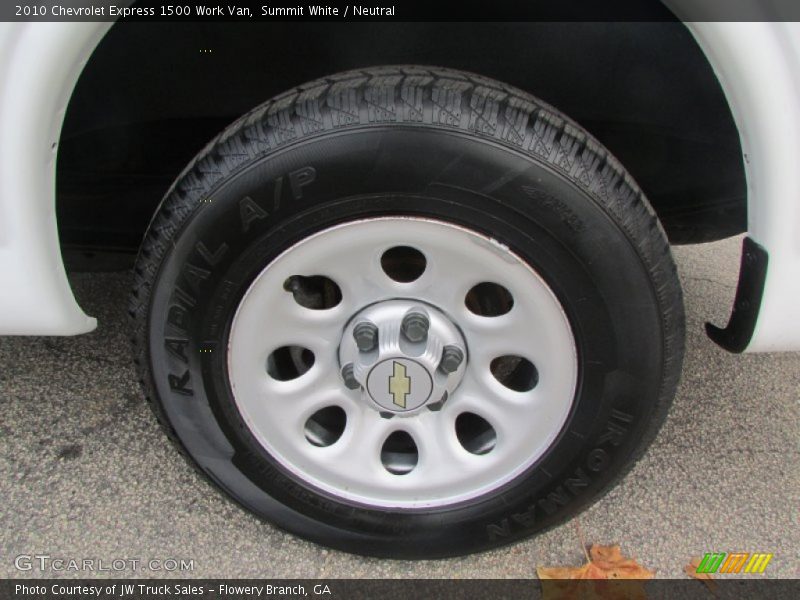 Summit White / Neutral 2010 Chevrolet Express 1500 Work Van
