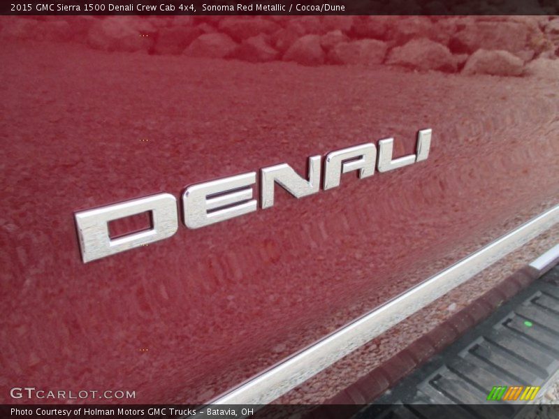 Sonoma Red Metallic / Cocoa/Dune 2015 GMC Sierra 1500 Denali Crew Cab 4x4