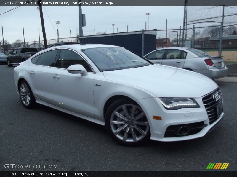 Ibis White / Velvet Beige 2012 Audi A7 3.0T quattro Premium