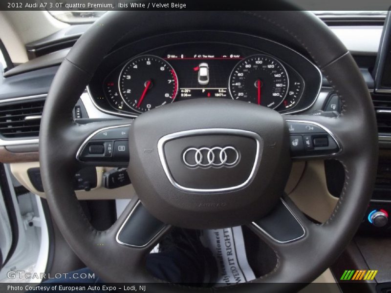 Ibis White / Velvet Beige 2012 Audi A7 3.0T quattro Premium