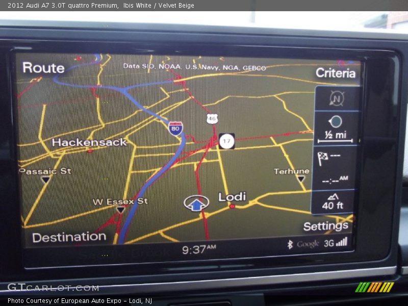 Ibis White / Velvet Beige 2012 Audi A7 3.0T quattro Premium