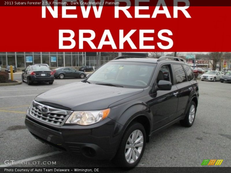 Dark Gray Metallic / Platinum 2013 Subaru Forester 2.5 X Premium