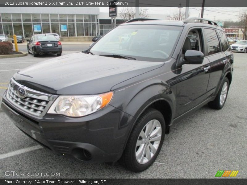 Dark Gray Metallic / Platinum 2013 Subaru Forester 2.5 X Premium