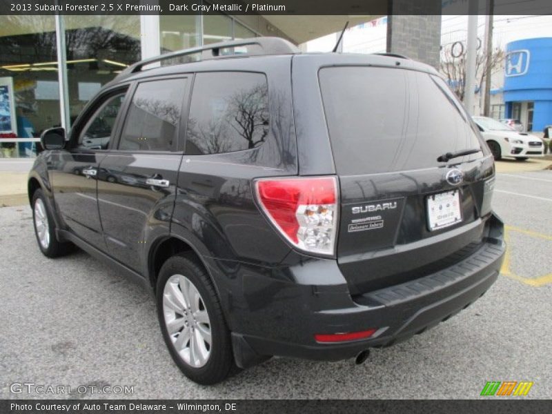 Dark Gray Metallic / Platinum 2013 Subaru Forester 2.5 X Premium
