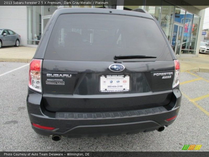 Dark Gray Metallic / Platinum 2013 Subaru Forester 2.5 X Premium