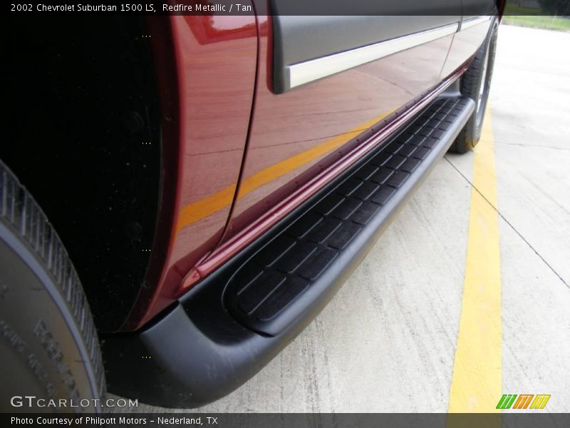 Redfire Metallic / Tan 2002 Chevrolet Suburban 1500 LS