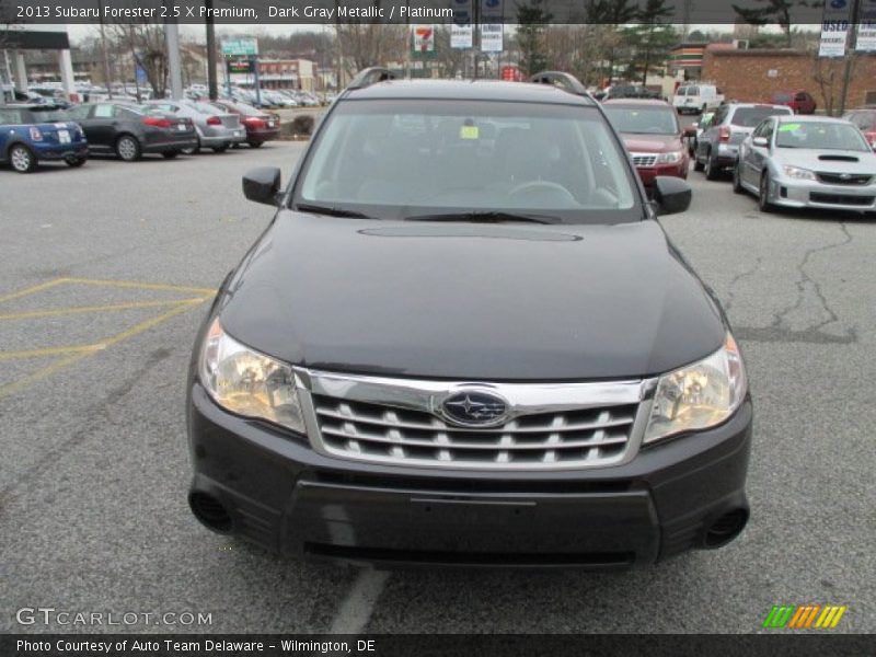 Dark Gray Metallic / Platinum 2013 Subaru Forester 2.5 X Premium