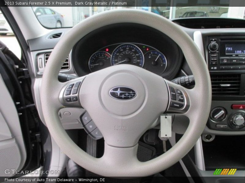 Dark Gray Metallic / Platinum 2013 Subaru Forester 2.5 X Premium