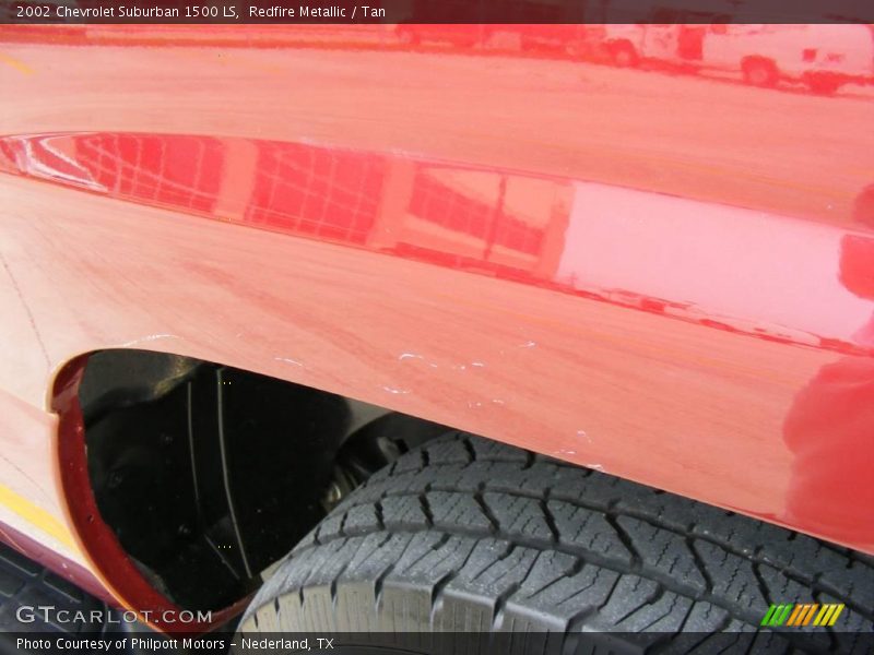 Redfire Metallic / Tan 2002 Chevrolet Suburban 1500 LS