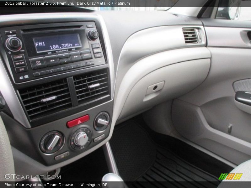 Dark Gray Metallic / Platinum 2013 Subaru Forester 2.5 X Premium