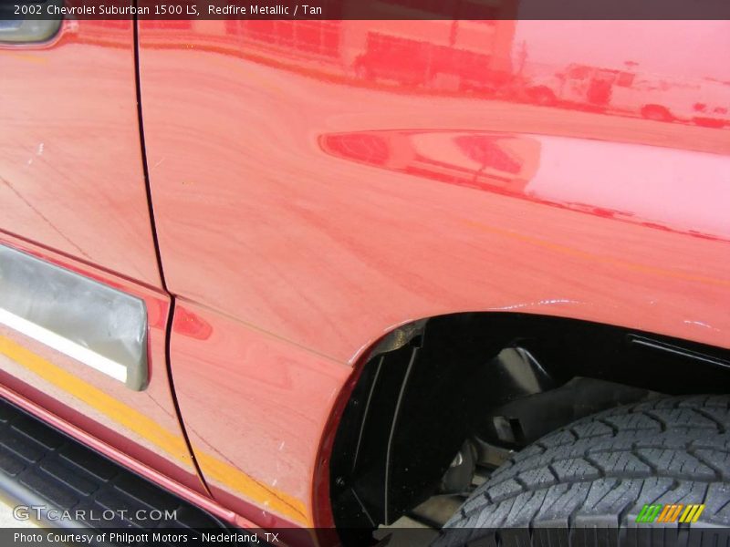 Redfire Metallic / Tan 2002 Chevrolet Suburban 1500 LS