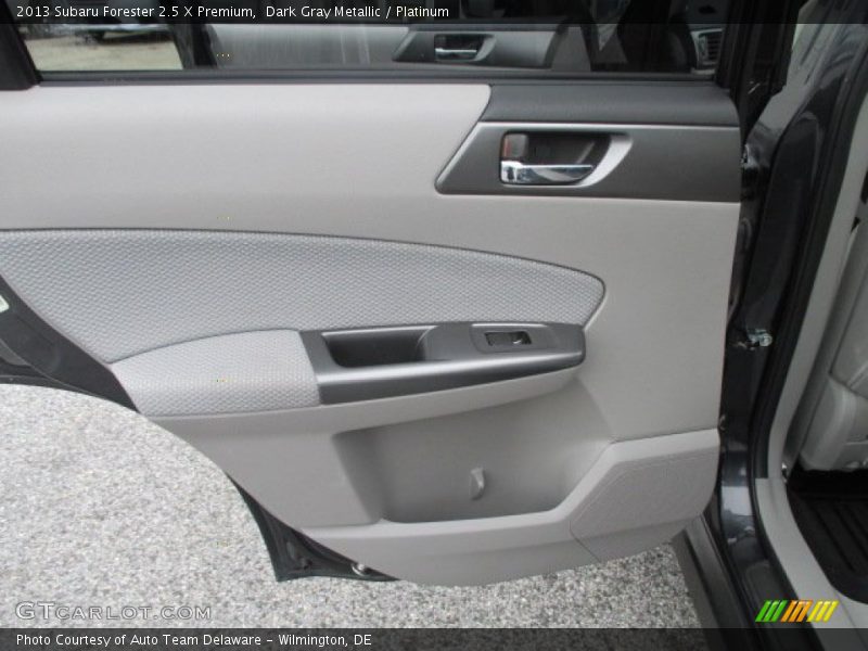 Dark Gray Metallic / Platinum 2013 Subaru Forester 2.5 X Premium