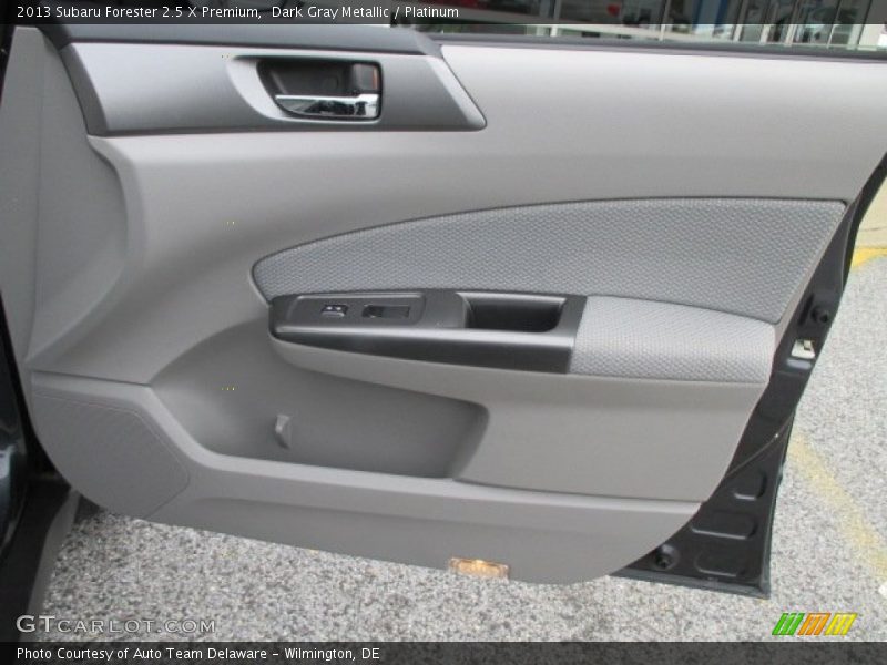 Dark Gray Metallic / Platinum 2013 Subaru Forester 2.5 X Premium