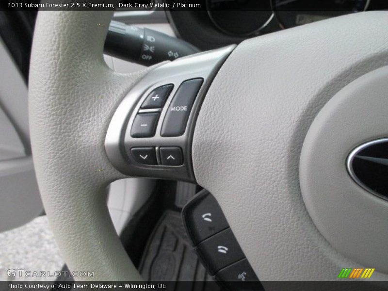 Dark Gray Metallic / Platinum 2013 Subaru Forester 2.5 X Premium
