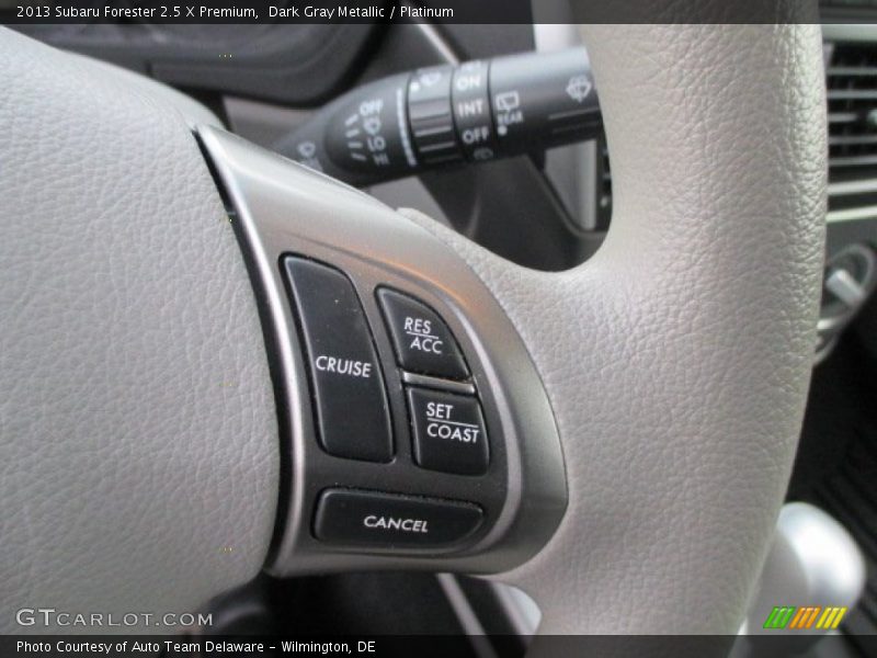 Dark Gray Metallic / Platinum 2013 Subaru Forester 2.5 X Premium