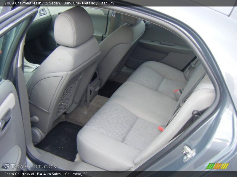 Dark Gray Metallic / Titanium 2009 Chevrolet Malibu LS Sedan