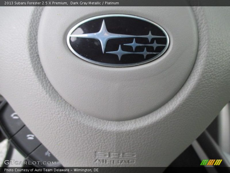 Dark Gray Metallic / Platinum 2013 Subaru Forester 2.5 X Premium