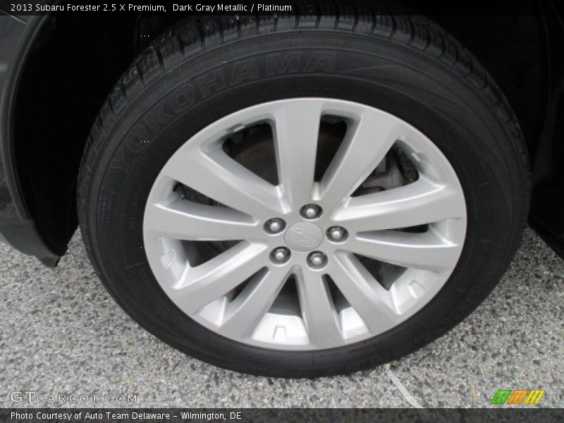 Dark Gray Metallic / Platinum 2013 Subaru Forester 2.5 X Premium