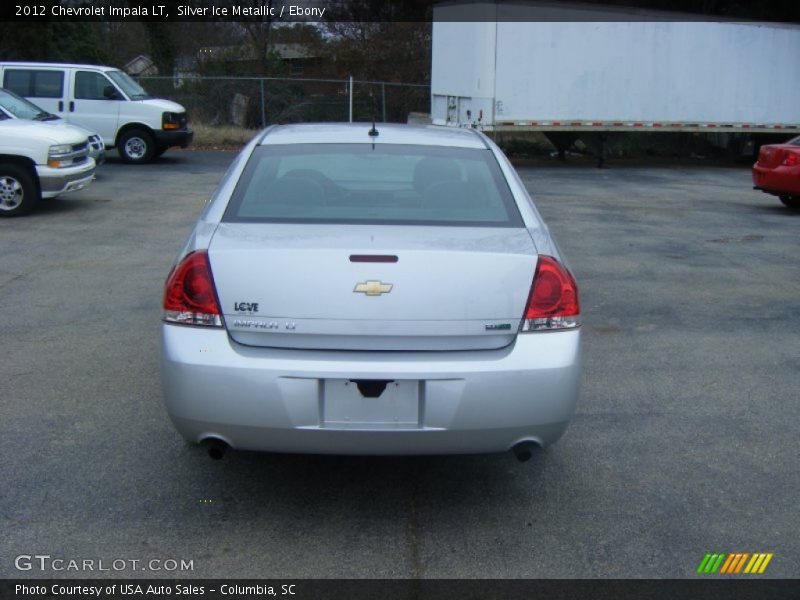 Silver Ice Metallic / Ebony 2012 Chevrolet Impala LT