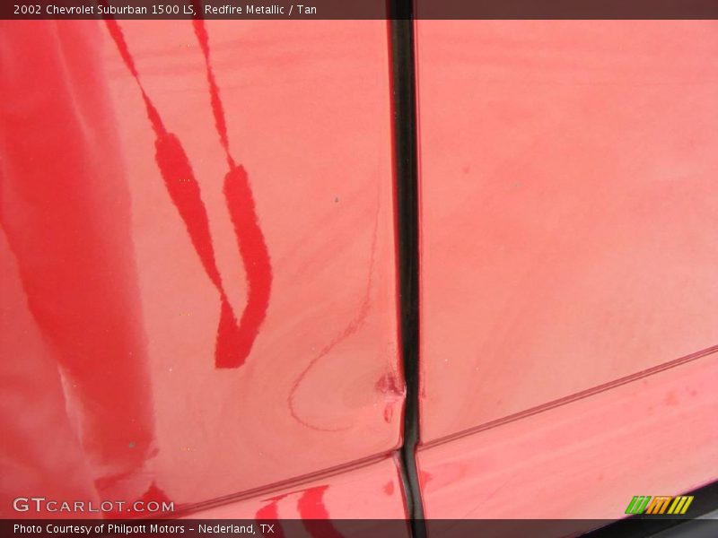 Redfire Metallic / Tan 2002 Chevrolet Suburban 1500 LS