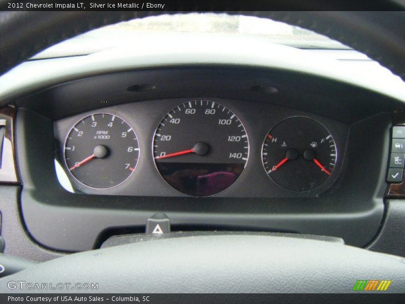 Silver Ice Metallic / Ebony 2012 Chevrolet Impala LT
