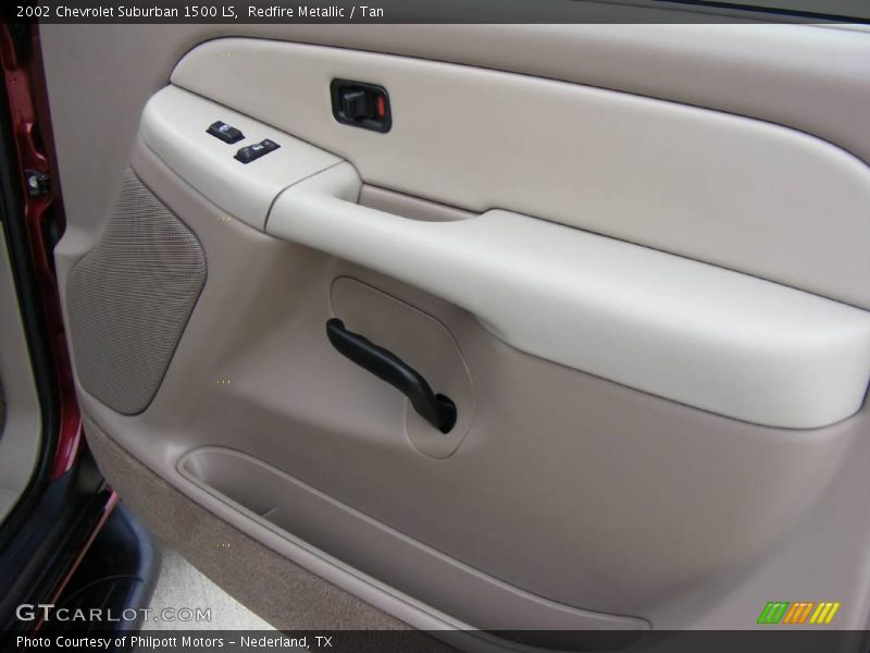 Redfire Metallic / Tan 2002 Chevrolet Suburban 1500 LS