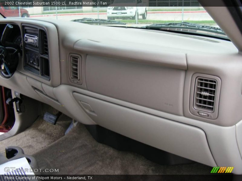 Redfire Metallic / Tan 2002 Chevrolet Suburban 1500 LS