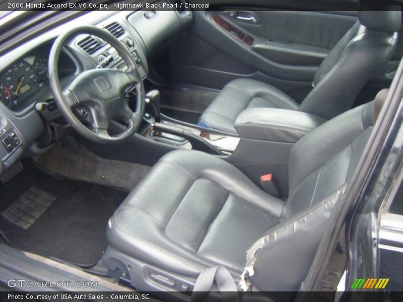Nighthawk Black Pearl / Charcoal 2000 Honda Accord EX V6 Coupe
