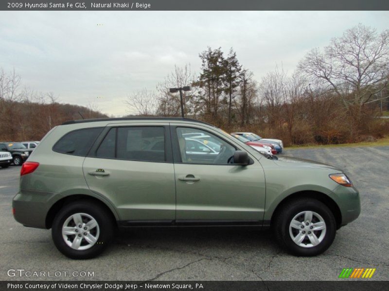 Natural Khaki / Beige 2009 Hyundai Santa Fe GLS