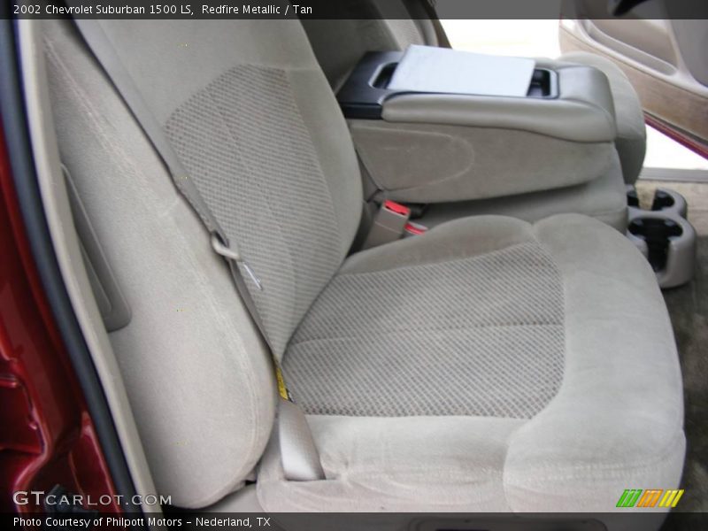 Redfire Metallic / Tan 2002 Chevrolet Suburban 1500 LS