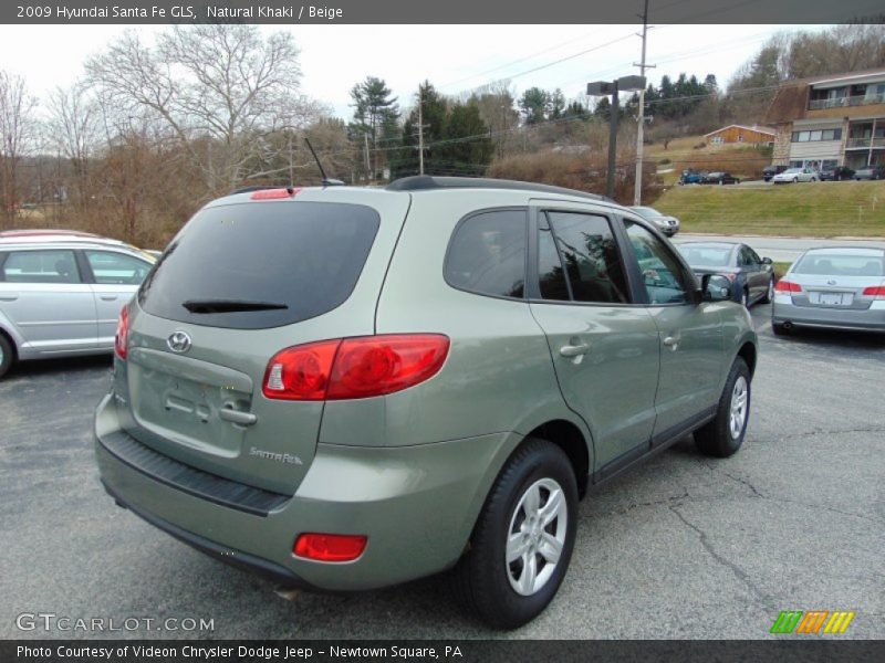 Natural Khaki / Beige 2009 Hyundai Santa Fe GLS