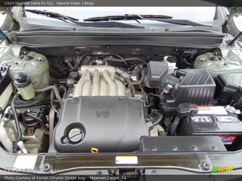 Natural Khaki / Beige 2009 Hyundai Santa Fe GLS