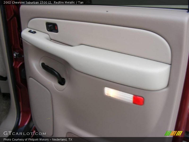 Redfire Metallic / Tan 2002 Chevrolet Suburban 1500 LS