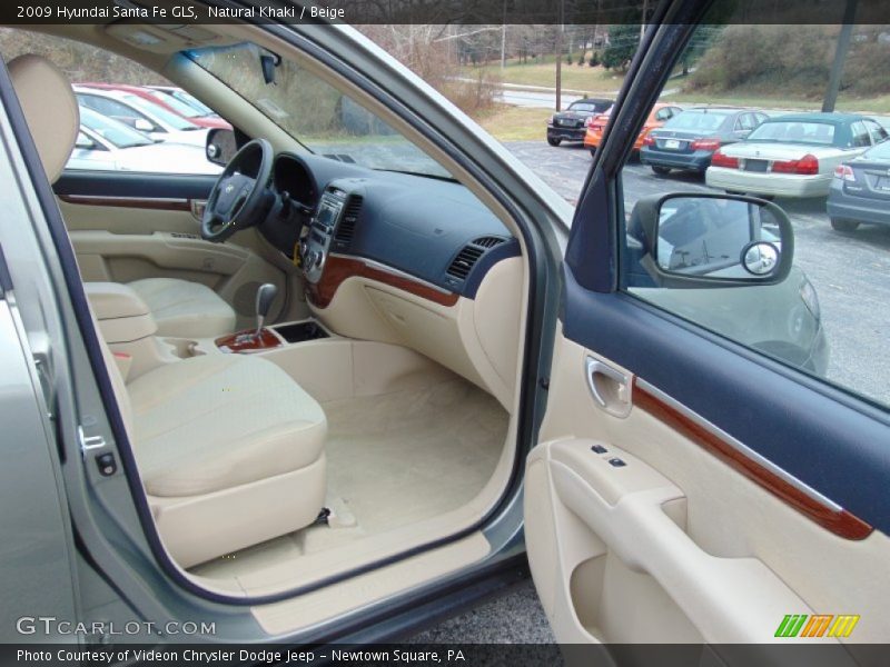 Natural Khaki / Beige 2009 Hyundai Santa Fe GLS