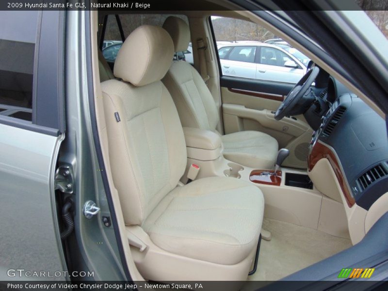 Natural Khaki / Beige 2009 Hyundai Santa Fe GLS