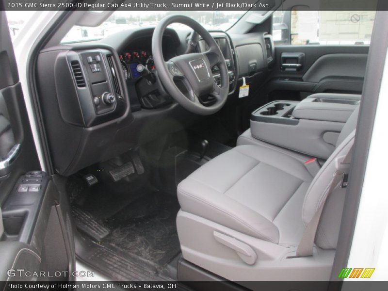 Jet Black/Dark Ash Interior - 2015 Sierra 2500HD Regular Cab 4x4 Utility Truck 