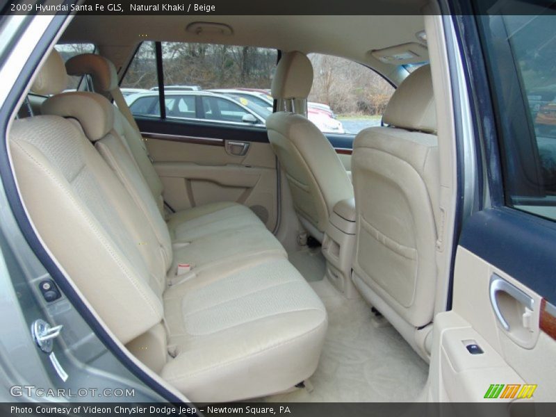 Natural Khaki / Beige 2009 Hyundai Santa Fe GLS