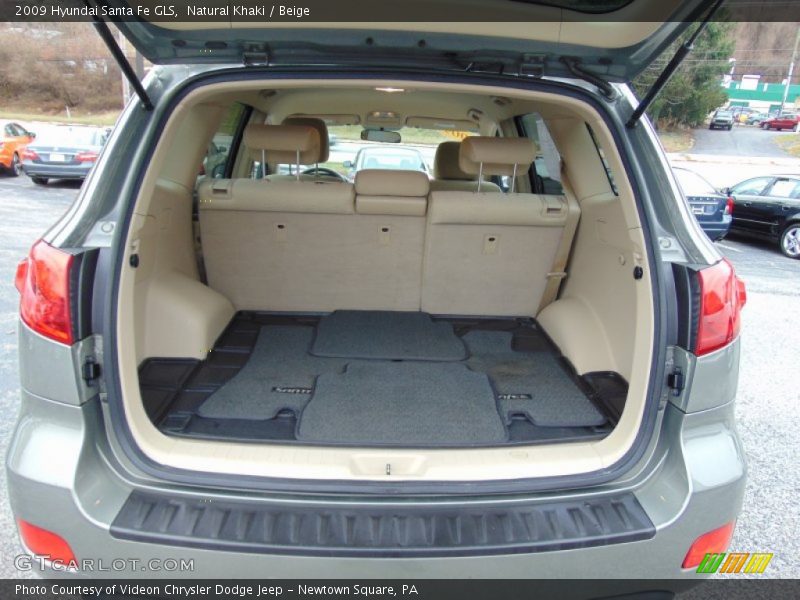 Natural Khaki / Beige 2009 Hyundai Santa Fe GLS