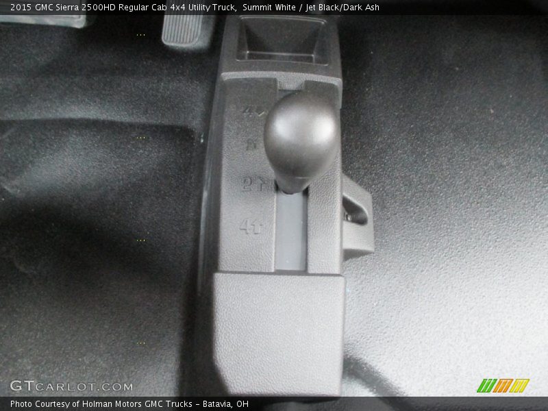 Summit White / Jet Black/Dark Ash 2015 GMC Sierra 2500HD Regular Cab 4x4 Utility Truck